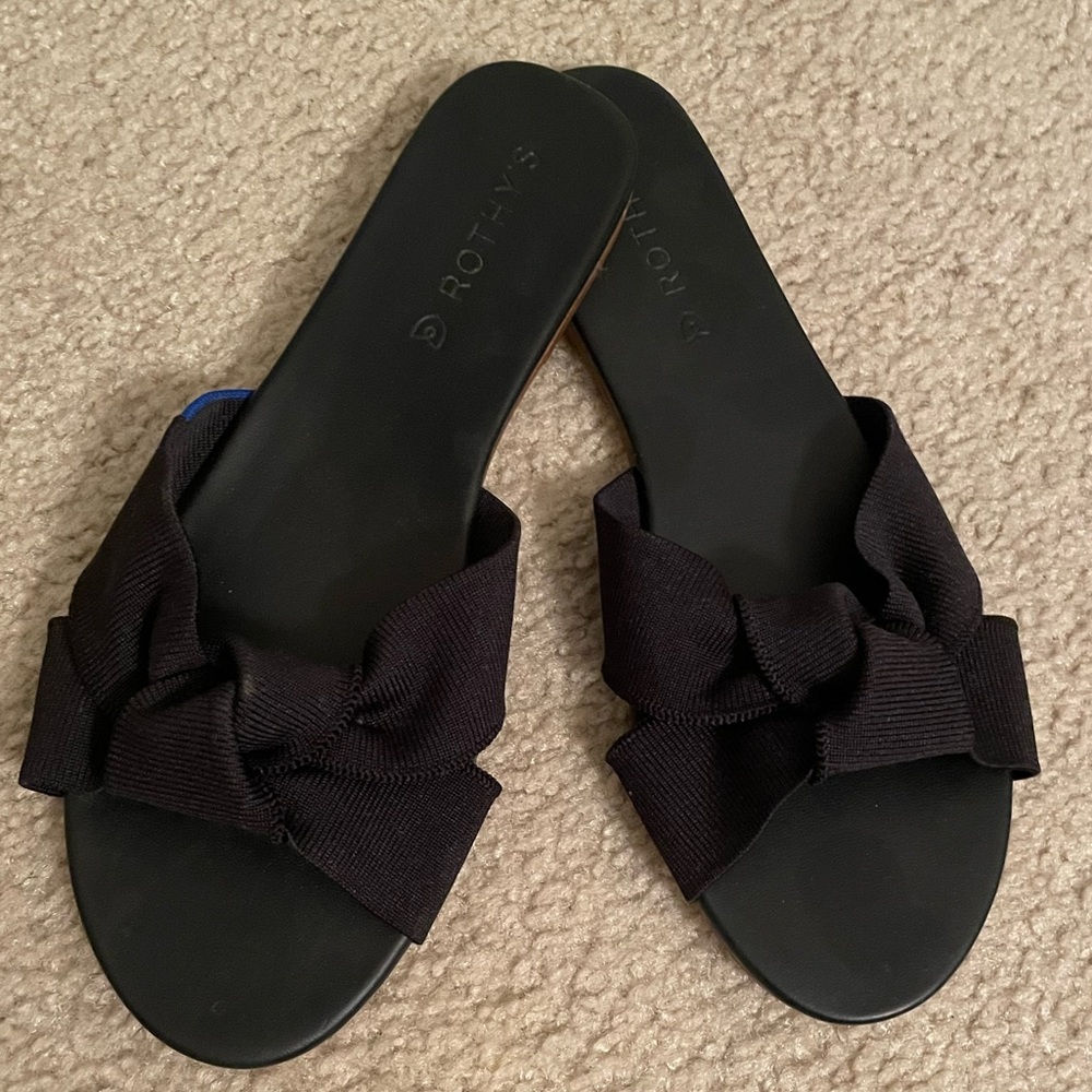 Rothy’s The Knot Sandal Black - Picture 3 of 3
